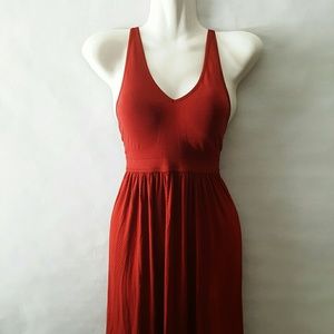 Redish w/hint of Orange Dress